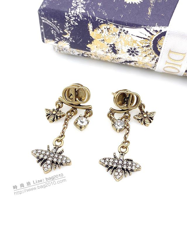 Dior飾品 迪奧經典熱銷款復古蜜蜂耳釘耳環  zgd1235
